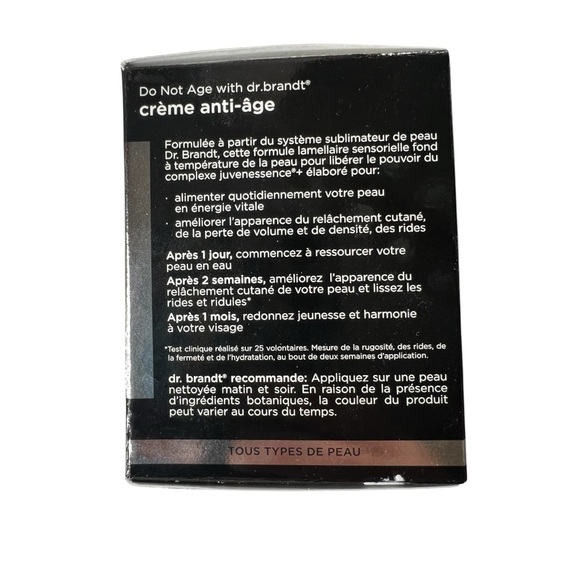 New in Box. Do Not Age dr. brandt Time Defying Cream 1.7 oz - Picture 3 of 6